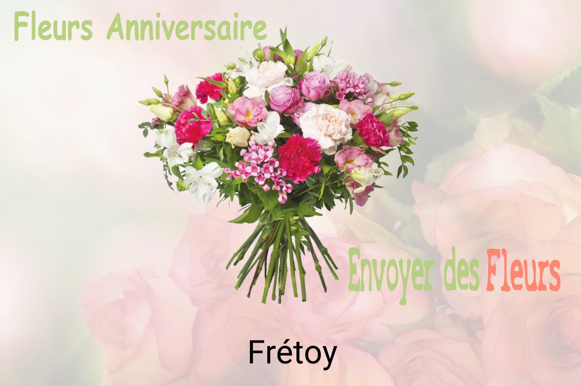 Bouquet de fleurs d’anniversaire livré à Frétoy